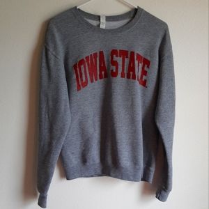 Grey pullover ISU sweatshirt size S